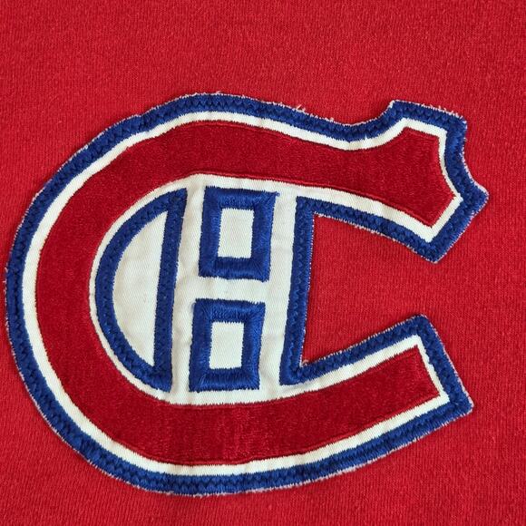 Vintage 1990s Montreal Canadiens Russell Athletic Crewneck Sweatshirt XL - Picture 3 of 12